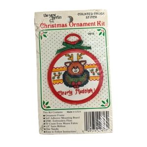 The New Berlin Co | NEW counted cross stitch ornament kit VTG 2613